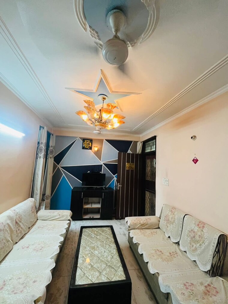 Living Room, chattarpur 2 Bedroom 850 Sq.Ft. Builder Floor In Chattarpur Delhi 9452753