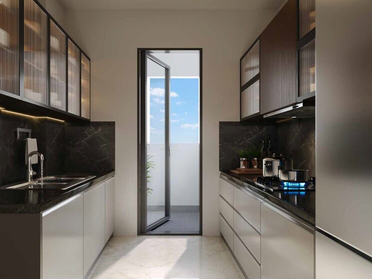 Kitchen, shapoorji-pallonji-joyville-celestia 2 Bedroom 670 Sq.Ft. Apartment In Hadapsar Pune 9452956