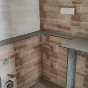 Bathroom in 2 BHK Apartment at Ganga Legend, Sidhart Nagar – for Sale