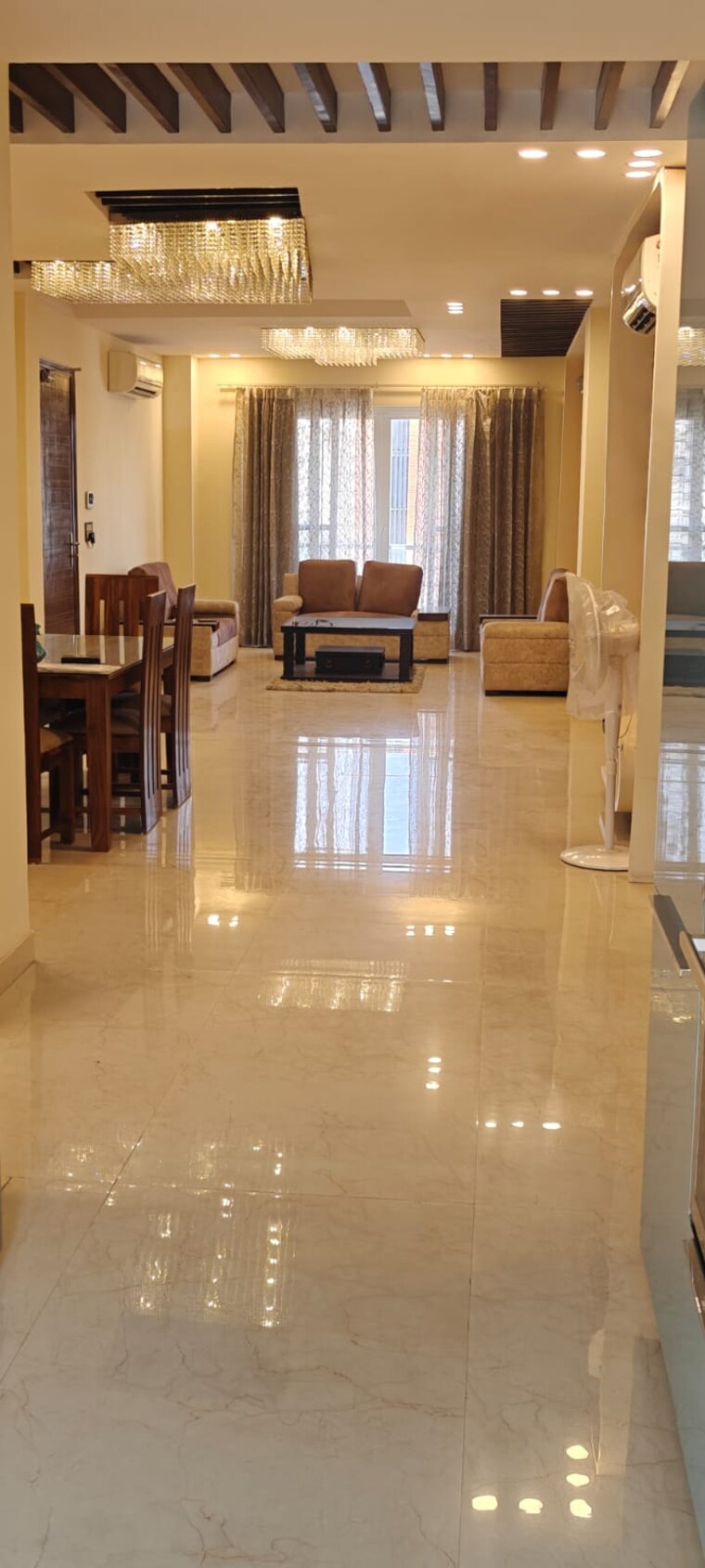 Living Room, aradhya-homes 4 Bedroom 2200 Sq.Ft. Apartment In Sector 67a Gurgaon 9453397