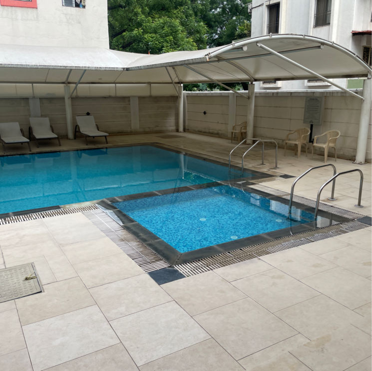 Swimming Pool, vtp-solitaire 2 Bedroom 781 Sq.Ft. Apartment In Someshwarwadi Pune 9453402