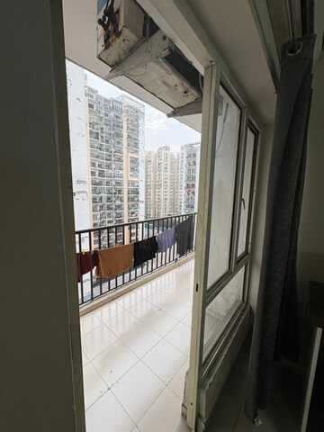 Balcony in 1 BHK Apartment at Panchsheel Greens, Sector 16 Greater Noida – for Rent