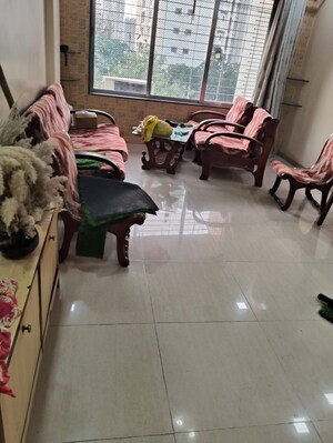 Living Room in 3 BHK Apartment at Raheja Estate, Borivali East – for Rent