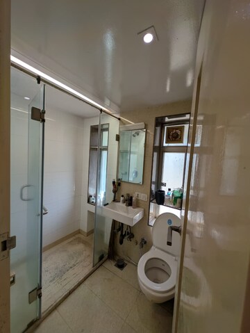 Bathroom in 2 BHK Apartment at Mahim West – for Rent