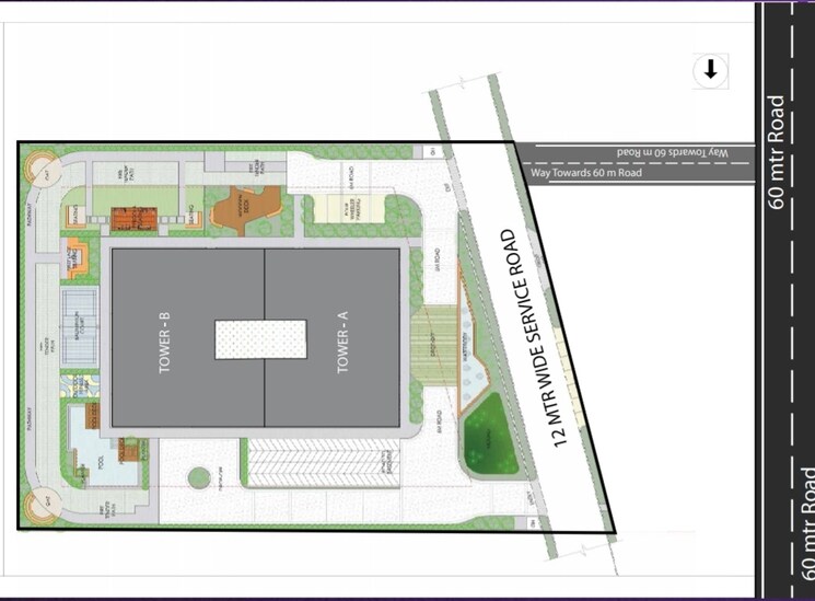 Master Plan, subh-seggovias 3.5 Bedroom 1940 Sq.Ft. Apartment In Sector 70 Gurgaon 9453897