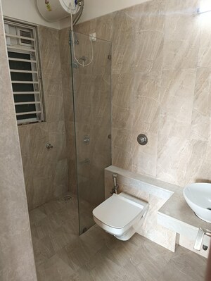Bathroom in 2 BHK Apartment at Romell Aether, Goregaon East – for Rent