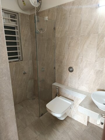 Bathroom in 2 BHK Apartment at Romell Aether, Goregaon East – for Rent