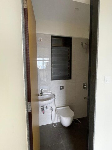 Bathroom in 1 BHK Apartment at Chandak 34 Park Estate, Goregaon West – for Rent