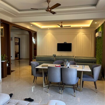 Living Room in 4 BHK Builder Floor at Ansal API Esencia, Sector 67 – for Sale