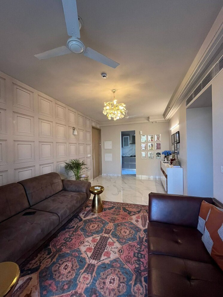 Living Room, m3m-heights 2 Bedroom 1516 Sq.Ft. Apartment In Sector 65 Gurgaon 9454194