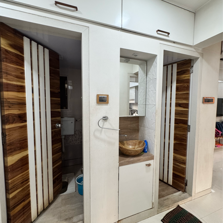 Bathroom, shanti-seven 2 Bedroom 1080 Sq.Ft. Apartment In Sector 7 Thane 9454220