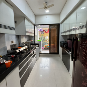 Kitchen in 2 BHK Apartment at Shanti Seven, Sector 7 – for Sale