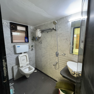 Bathroom in 2 BHK Apartment at Shanti Seven, Sector 7 – for Sale