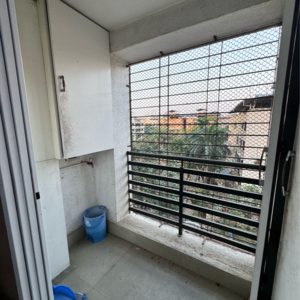 Balcony in 2 BHK Apartment at Shanti Seven, Sector 7 – for Sale