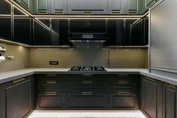 Kitchen in 4 BHK Apartment at Avighna One Avighna Park, Lower Parel – for Sale