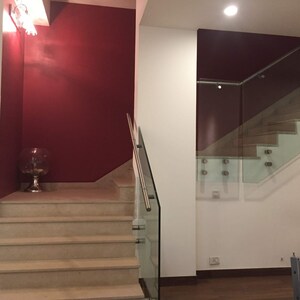 Staircase in 4 BHK Builder Floor at Vasant Vihar – for Rent