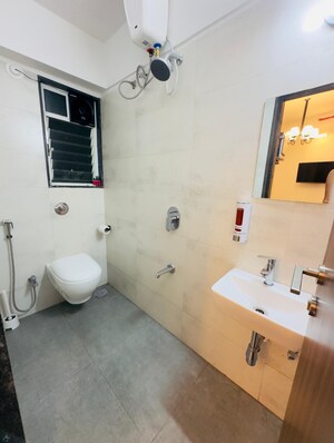 Bathroom in Studio Apartment at Wadgaon Sheri – for Rent