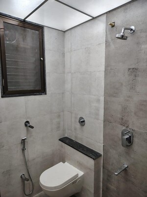 Bathroom in 2 BHK Apartment at Wadgaon Sheri – for Rent