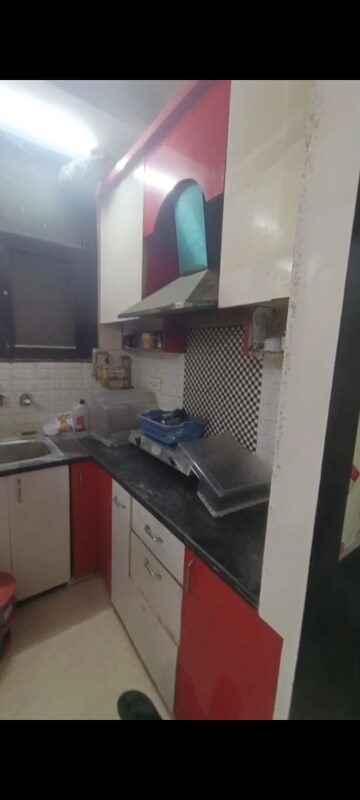 Kitchen in 1 BHK Builder Floor at Kanha Apartments Indirapuram, Shakti Khand 2 – for Rent
