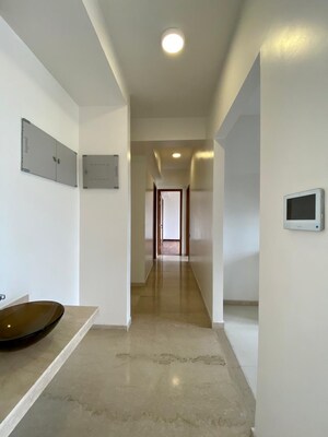Building Lobby in 3 BHK Apartment at Omkar Alta Monte, Malad East – for Rent