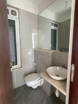 Bathroom in 3 BHK Apartment at Omkar Alta Monte, Malad East – for Rent