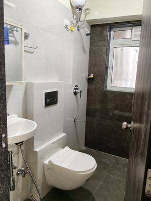 Bathroom in 1 BHK Apartment at Ashirwad CHS Santacruz East, Santacruz East – for Rent