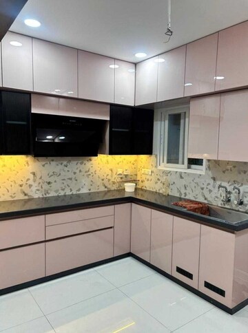 Kitchen in 3 BHK Apartment at Rajapushpa Provincia, Narsingi – for Rent