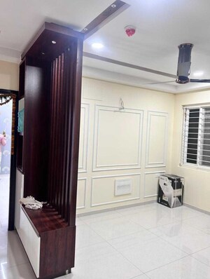 Bathroom in 3 BHK Apartment at Rajapushpa Provincia, Narsingi – for Rent