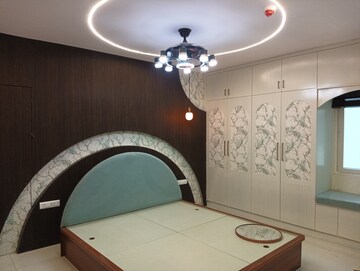 Bathroom in 3 BHK Apartment at Rajapushpa Provincia, Narsingi – for Rent