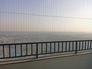 Balcony in 3 BHK Apartment at Rajapushpa Provincia, Narsingi – for Rent