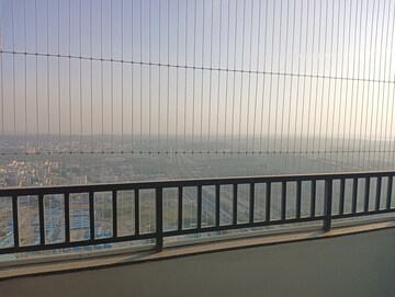 Balcony in 3 BHK Apartment at Rajapushpa Provincia, Narsingi – for Rent