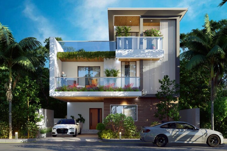 Exterior View, kollur 4 Bedroom 210 Sq.Yd. Villa In Kollur Hyderabad 9454848