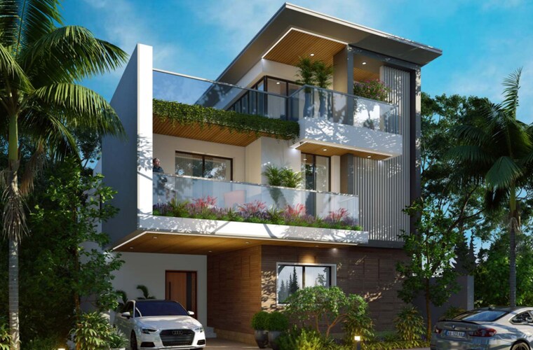 Exterior View, kollur 4 Bedroom 210 Sq.Yd. Villa In Kollur Hyderabad 9454848