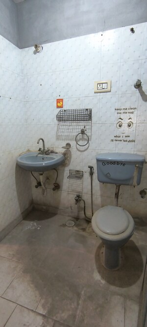 Bathroom in 3 BHK Builder Floor at Khirki Extension – for Sale