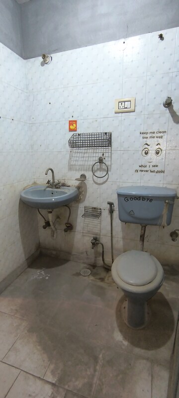 Bathroom in 3 BHK Builder Floor at Khirki Extension – for Sale