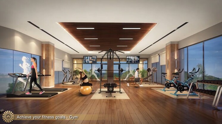 Gym, ramky-one-odyssey 3 Bedroom 1750 Sq.Ft. Apartment In Narsingi Hyderabad 9454881