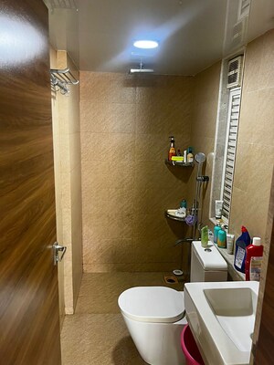 Bathroom in 2 BHK Apartment at Starwing Kaatyayni Enclave, Santacruz East – for Sale