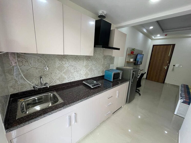 Kitchen, saket 1 RK 250 Sq.Ft. Builder Floor In Saket Delhi 9454976