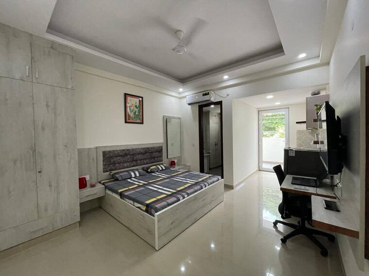 Living Room, saket 1 RK 250 Sq.Ft. Builder Floor In Saket Delhi 9454976