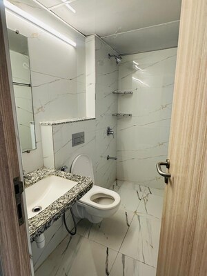 Bathroom in 3 BHK Apartment at Wadhwa Dukes Horizon, Chembur – for Rent
