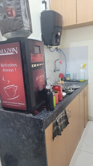 Kitchen in  Office Space at Real Tech Park, Vashi Sector 30a – for Rent