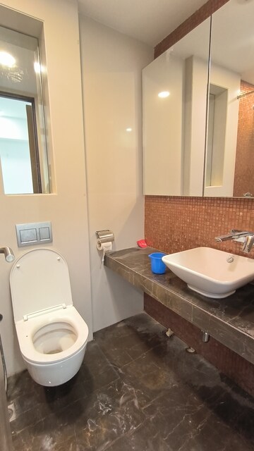 Bathroom in 3 BHK Apartment at Lodha Marquise, Worli – for Rent