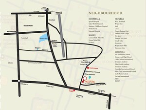 3 BHK Apartment – Map Location View at Srinivasa Srinis Pristine, Chambenahalli - for Sale