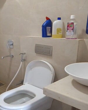 Bathroom in 1 BHK Apartment at Tridhaatu Morya, Chembur – for Rent