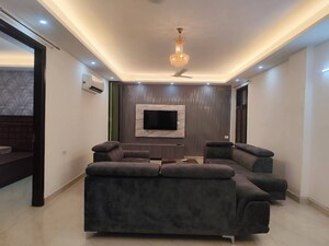 Living Room in 2 BHK Apartment at Freedom Fighters Enclave – for Rent