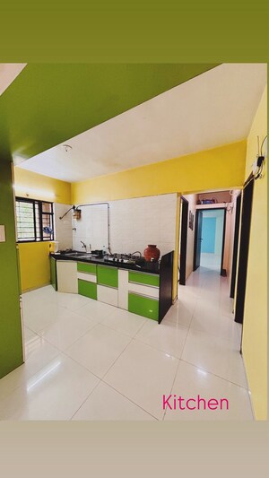 Kitchen in 2 BHK Apartment at Karve Nagar – for Rent