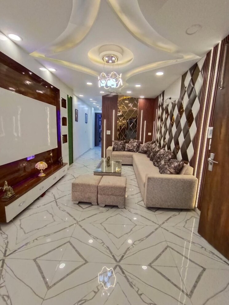 Living Room, dwarka mor 3 Bedroom 900 Sq.Ft. Builder Floor In Dwarka Mor Delhi 9455453