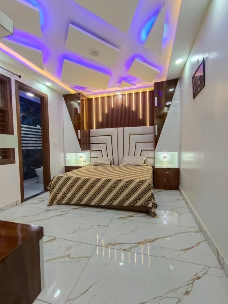 Bedroom, dwarka mor 3 Bedroom 900 Sq.Ft. Builder Floor In Dwarka Mor Delhi 9455453