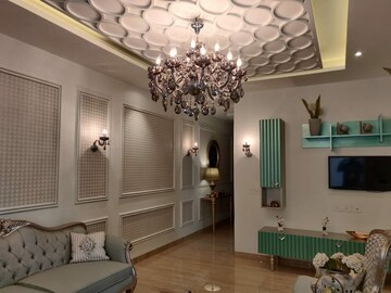 Living Room in 3 BHK Apartment at Ghazipur – for Sale