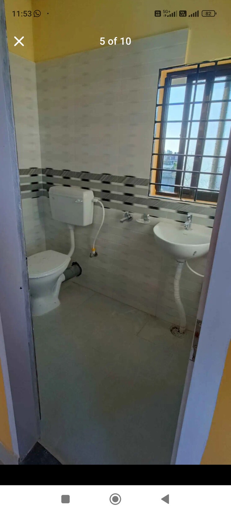 Master Bedroom, six mile 1 RK 250 Sq.Ft. Villa In Six Mile Guwahati 9455515